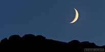 moon, crescent, otis peak, rocky mountain national park