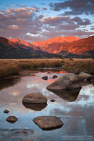 moraine park, sunrise, rocky mountain national park.