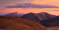 longs peak, sunset, evening, trail ridge road, rocky mountai
