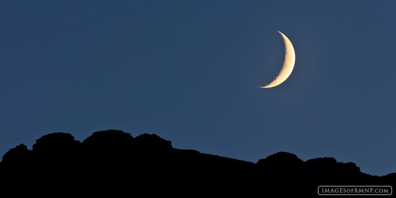 moon, crescent, otis peak, rocky mountain national park