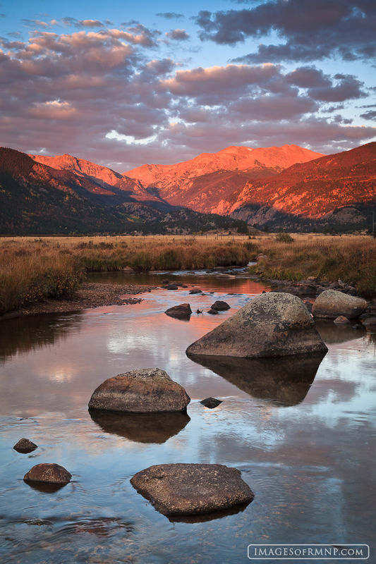 moraine park, sunrise, rocky mountain national park. photo