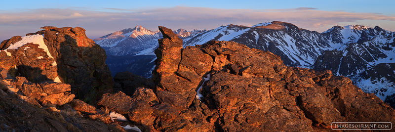rock cut, trail ridge road, forest canyon, panorama, 