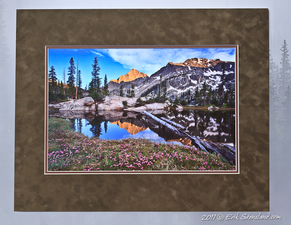 Matted Print.