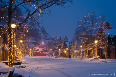Snow Morning in Estes Park