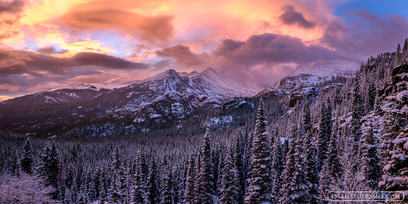 Longs Mountain Park Winter\'s Images | Rocky | Entrance National Peak, Park National Rocky of Mountain