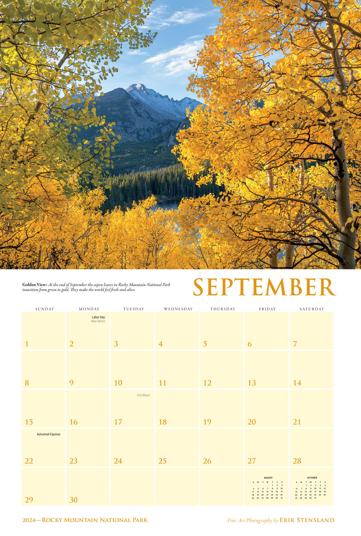 2024 Calendar | Images of Rocky Mountain National Park